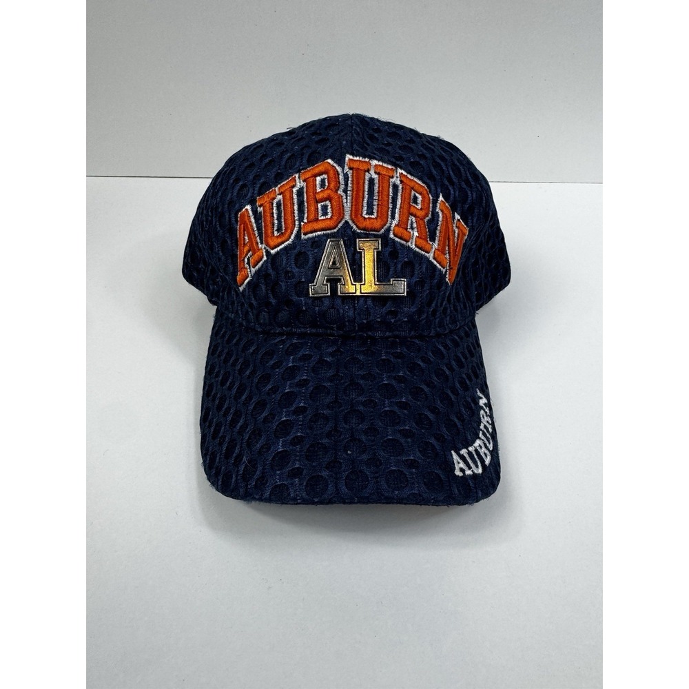 Auburn Tigers Blue‎ & Orange Ball Cap With AL Logo Pin Adjustable Hat